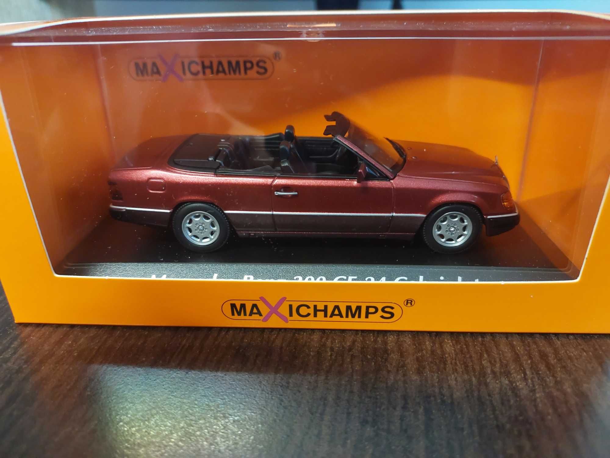 Macheta MERCEDES BENZ 300 CE-24 CABRIOLET 1991 - Minichamps, 1/43.