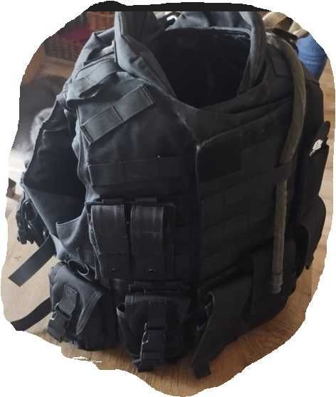 Airsoft тактическа жилетка черна