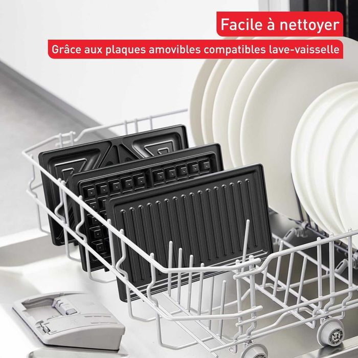 Уред за Сандвичи Гофрети Панини Tefal UltraCompact 3 в 1 SW383D10 700W