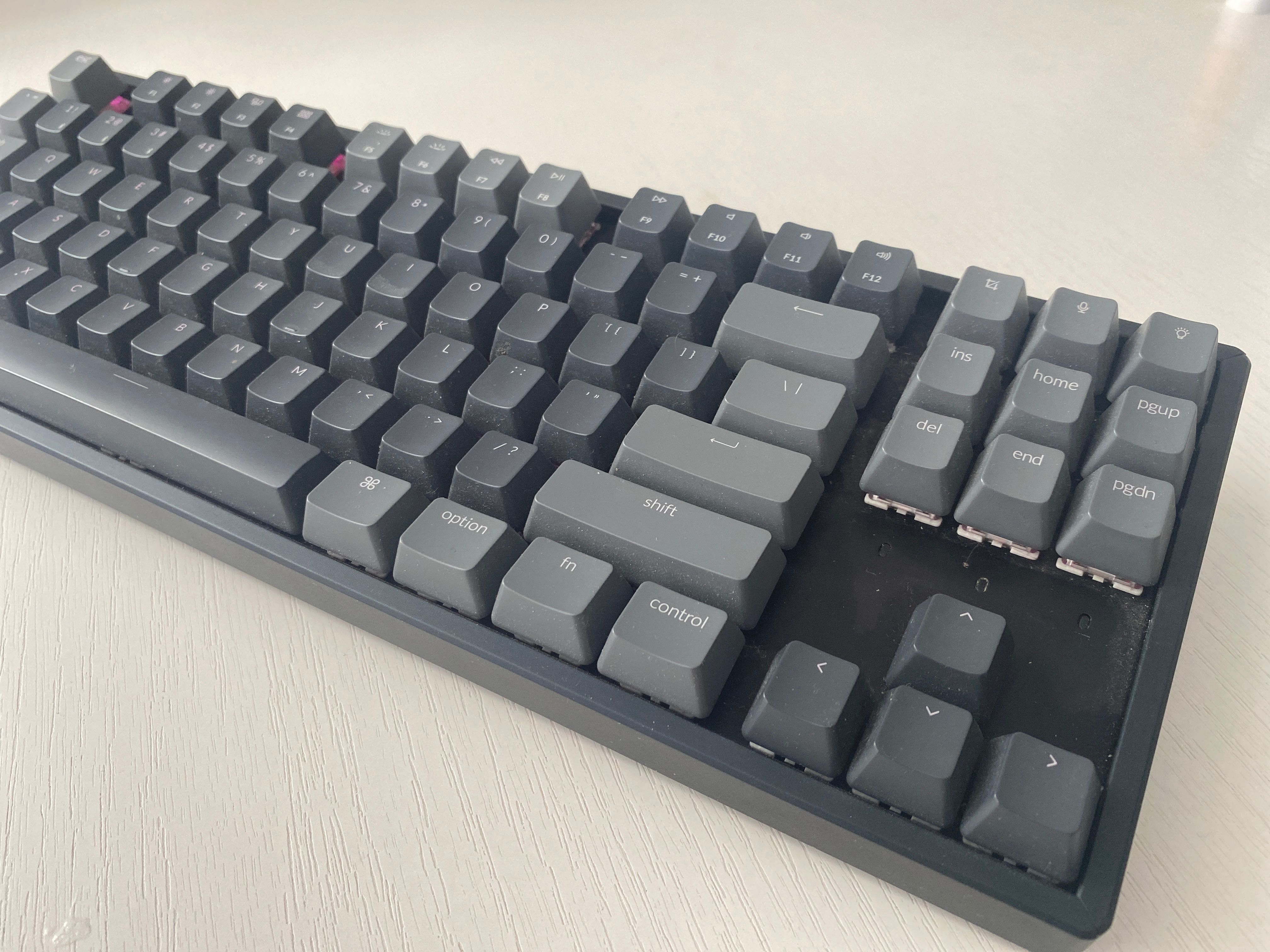 Клава механика Keychron k8 gateron red RGB alu