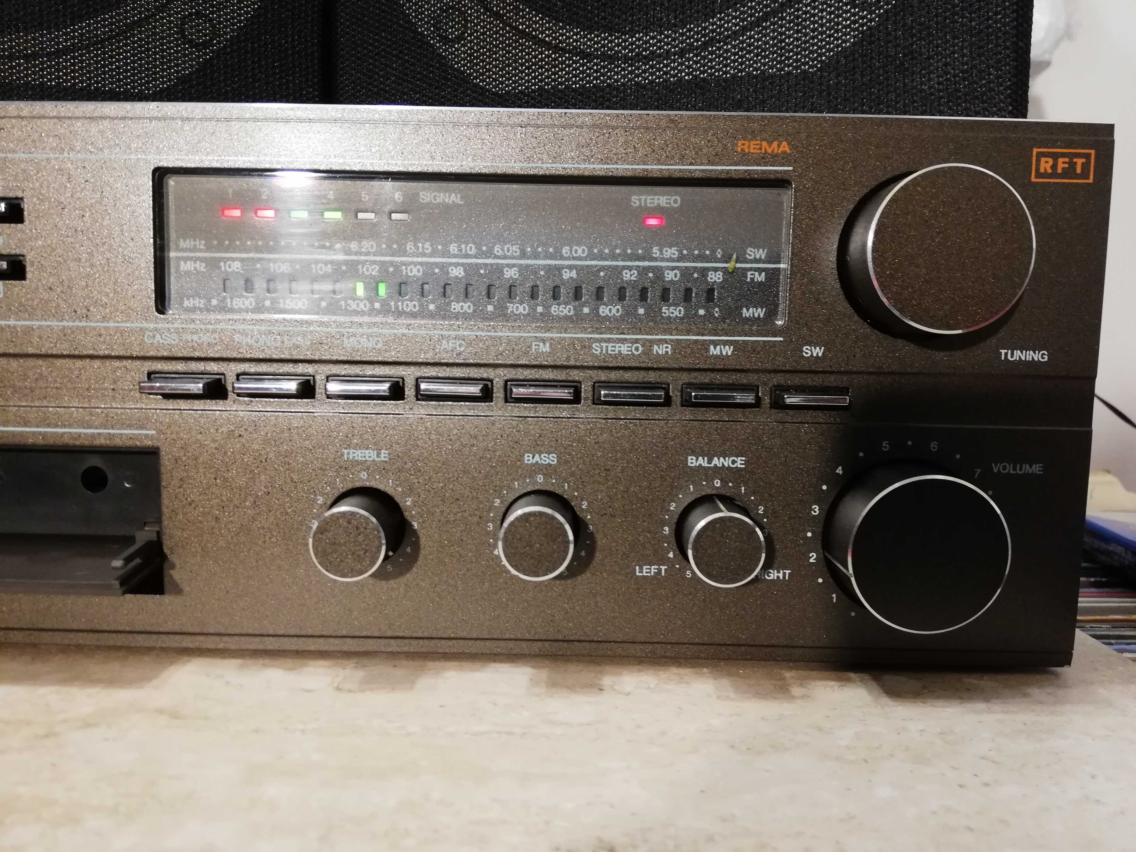 Amplificator/Tuner RFT REMA SR3930 + 2 Boxe - Vintage/Impecabil/DDR