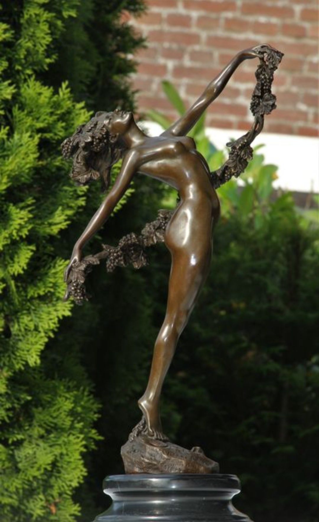 Statuetă bronz 42 cm