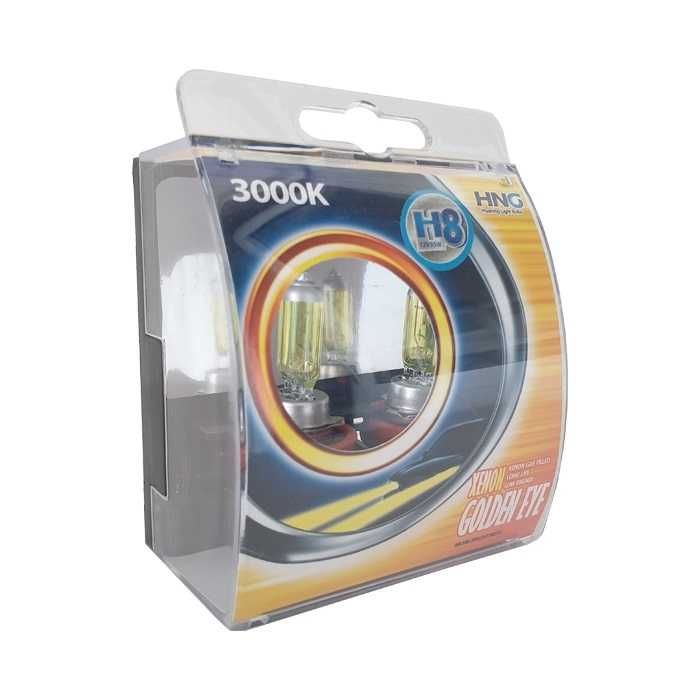 Халогенни крушки HNG Н7/H3/H8/H4/H1/HB3/HB4 55W тип Golden eye жълти