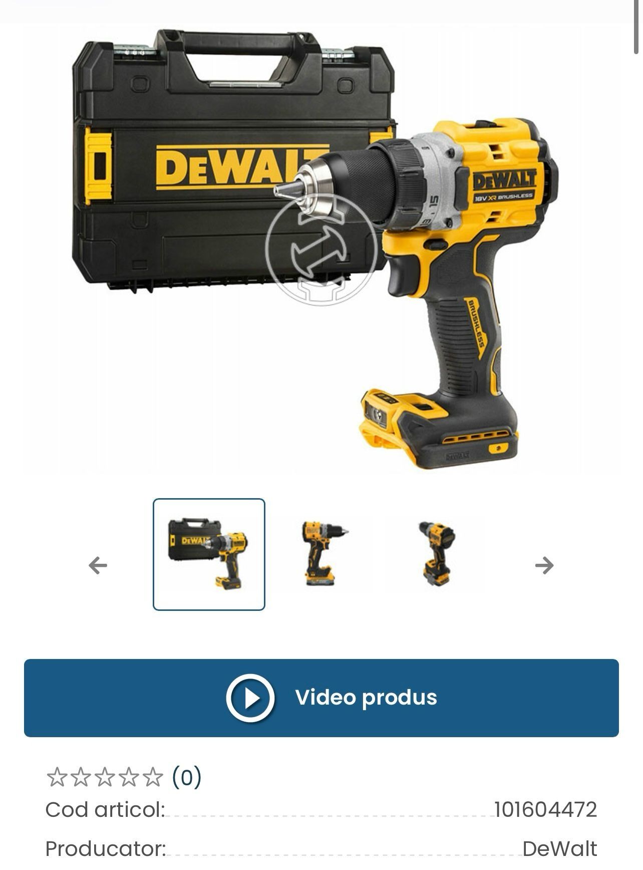 Bormasina noua DeWalt