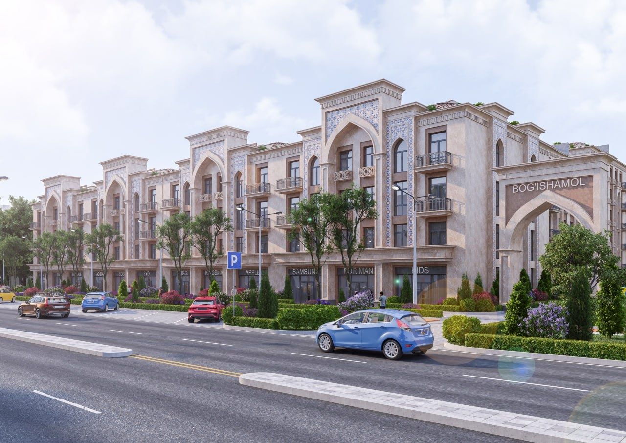 Новостройка BOGISHAMOL RESIDENCE 78м2 Ориентир-Геофизика