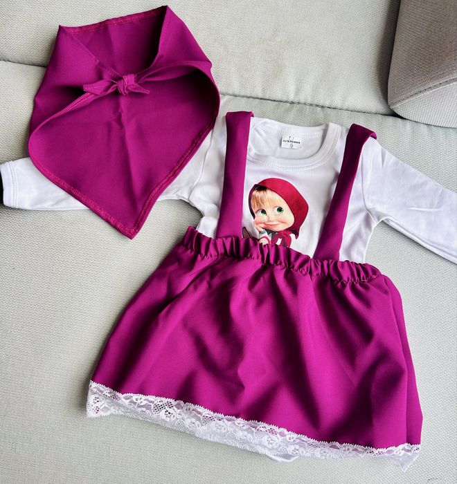 Бебешки костюм на Маша 74 р-р