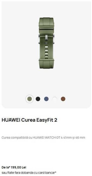 Curea originala, sigilata Huawei de 22 mm