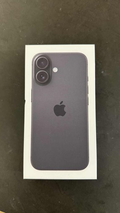 iPhone 16 Black 128 GB ЗАПЕЧАТАН!