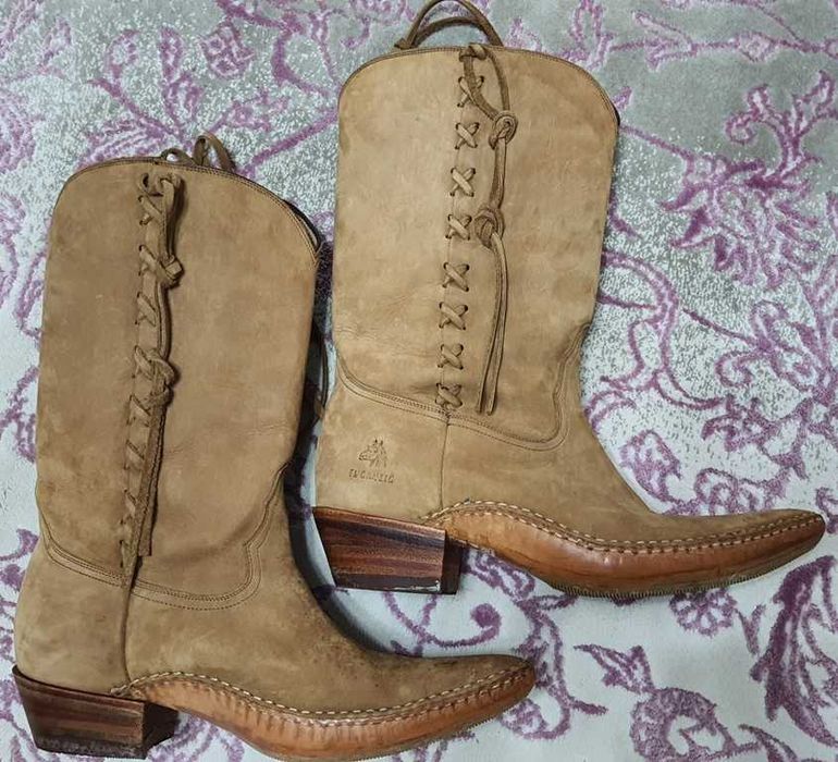 Cizme, ciocate occidentale full piele, El Canelo marimea 44