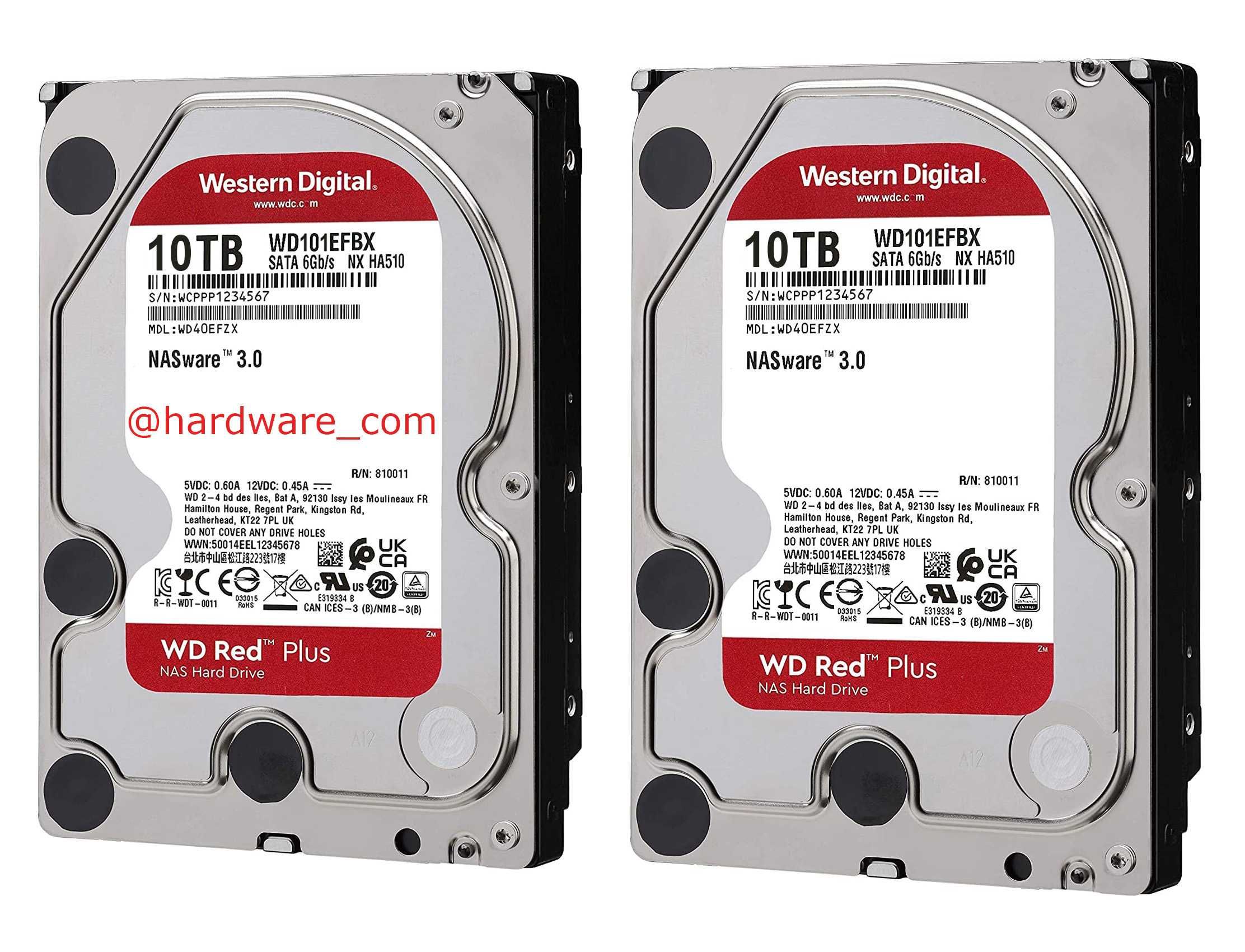 WD Red Plus 8Tb NAS CMR 5640 RPM WD80EFZZ