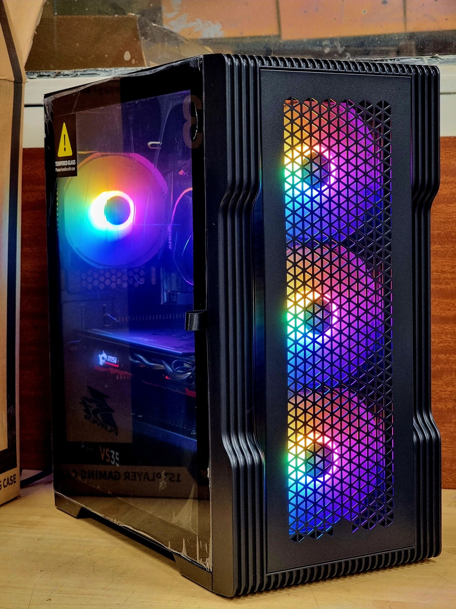Геймърски Компютър/R5 1600AF/16GB RAM/SSD-256+1TB/GTX 1060 6GB