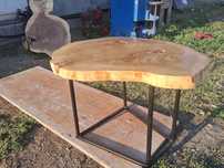 Masă caea din lemn de stejar lungime 70 cm, inaltime 45-50