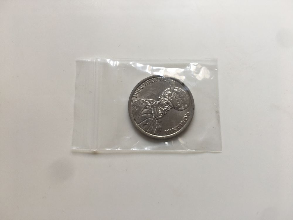 Moneda 100 lei cu chipul lui Mihai Viteazul, 1993 (transport gratuit)