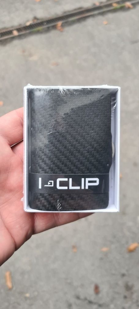 I-Clip Original Carbon портфейл