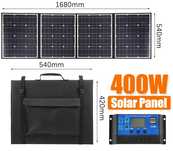 Преносим слънчев панел 18V 400W Solar Panel USB Output Solar panel