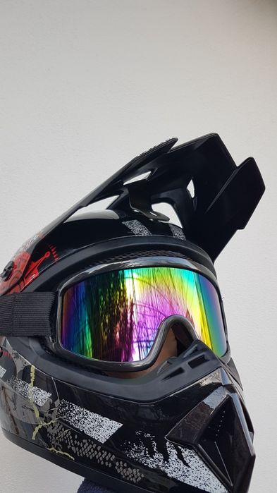 Casca downhill trotineta bicicleta atv enduro motocross