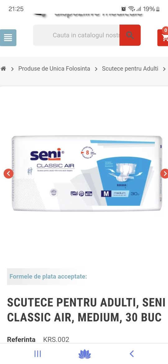 Pampers pt adulti Seni Basic Medium