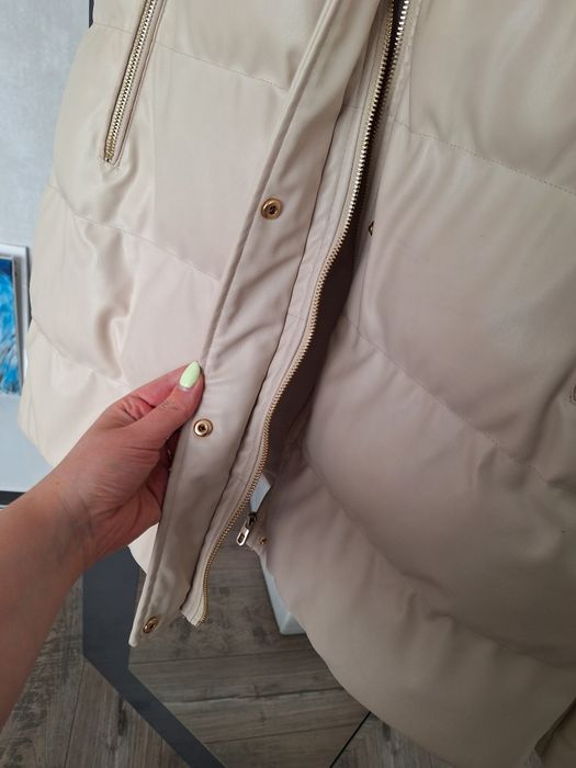 Кожен дълъг елек на ZARA