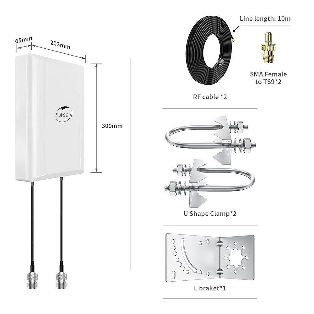 Антена Усилвател за GSM сигнал, трибандов, 900/1800/2100MHz, GSM, ,