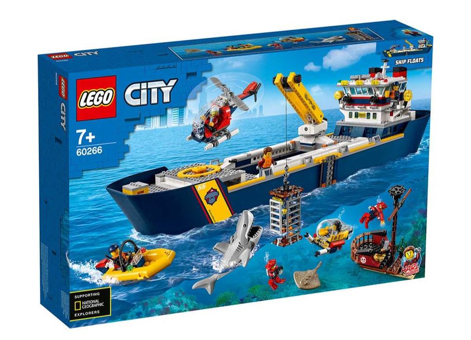 LEGO City 60266 - Кораб за изследване на океана