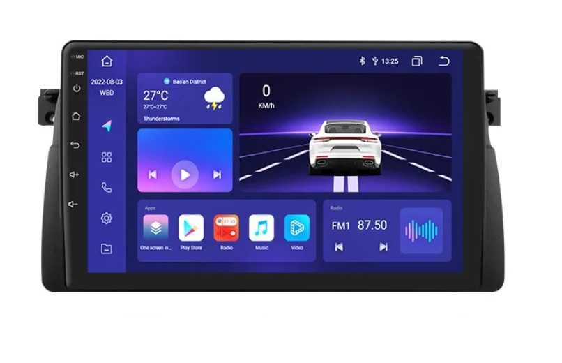Мултимедия 9" Android 12  за BMW 3 E46 навигация Carplay RDS DSP