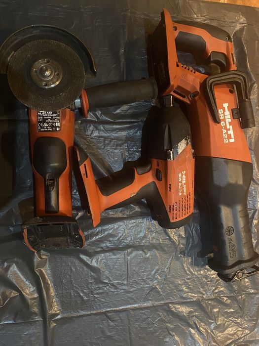 Scule Hilti pe baterie de 22 V