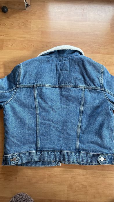 Дънково яке с каракул Zara