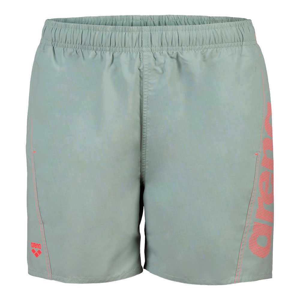 Arena  шорты мужские пляжные Fundamentals arena logo jade fluo red