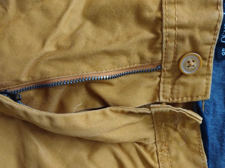 Pantaloni chino mustar regular fit