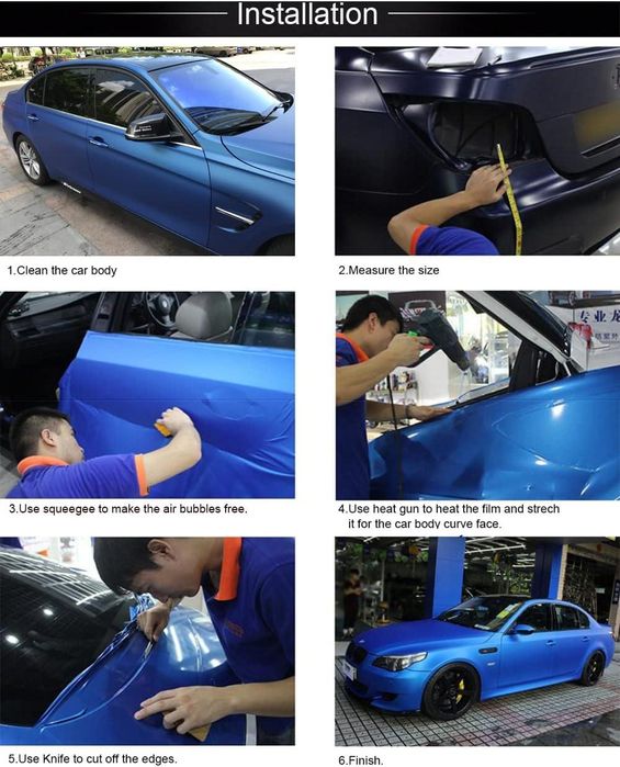 декоративно фолио wrap film series brushed ice blue синьо драскан ...