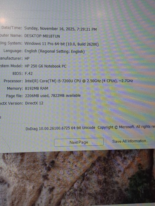 Laptop Hp cu i5 gen7, windows 11