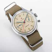 Ceas 40 mm Pilot Cronograf mecanic ST19 Seagull 1963