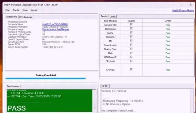 Процесор Intel Core i5-14600K 14 ядра 20 нишки 5.30 GHz 24M Cache