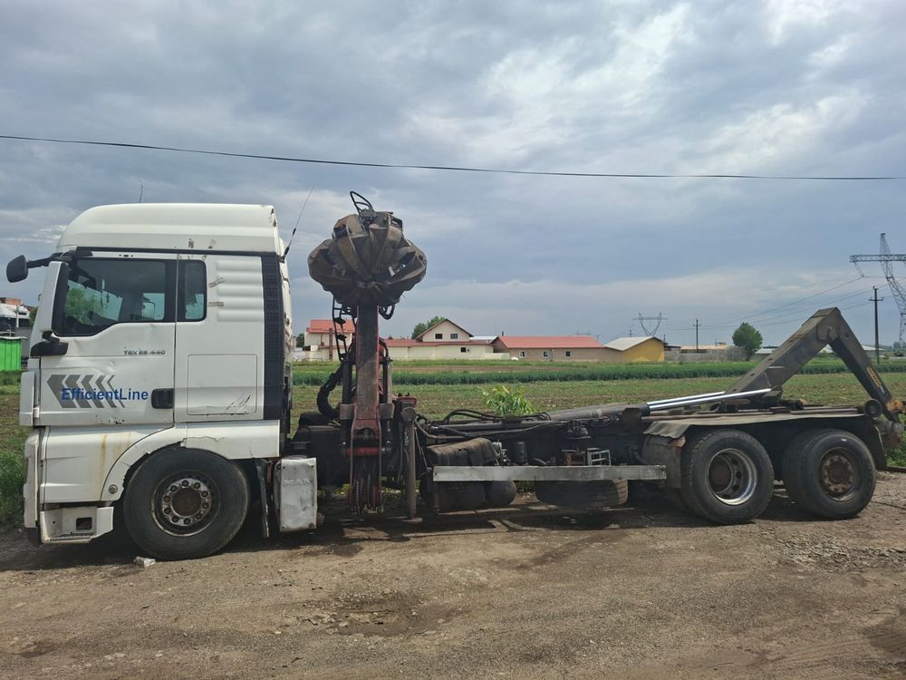 Man TGX 26400 cu graifier de fier vechi epsilon