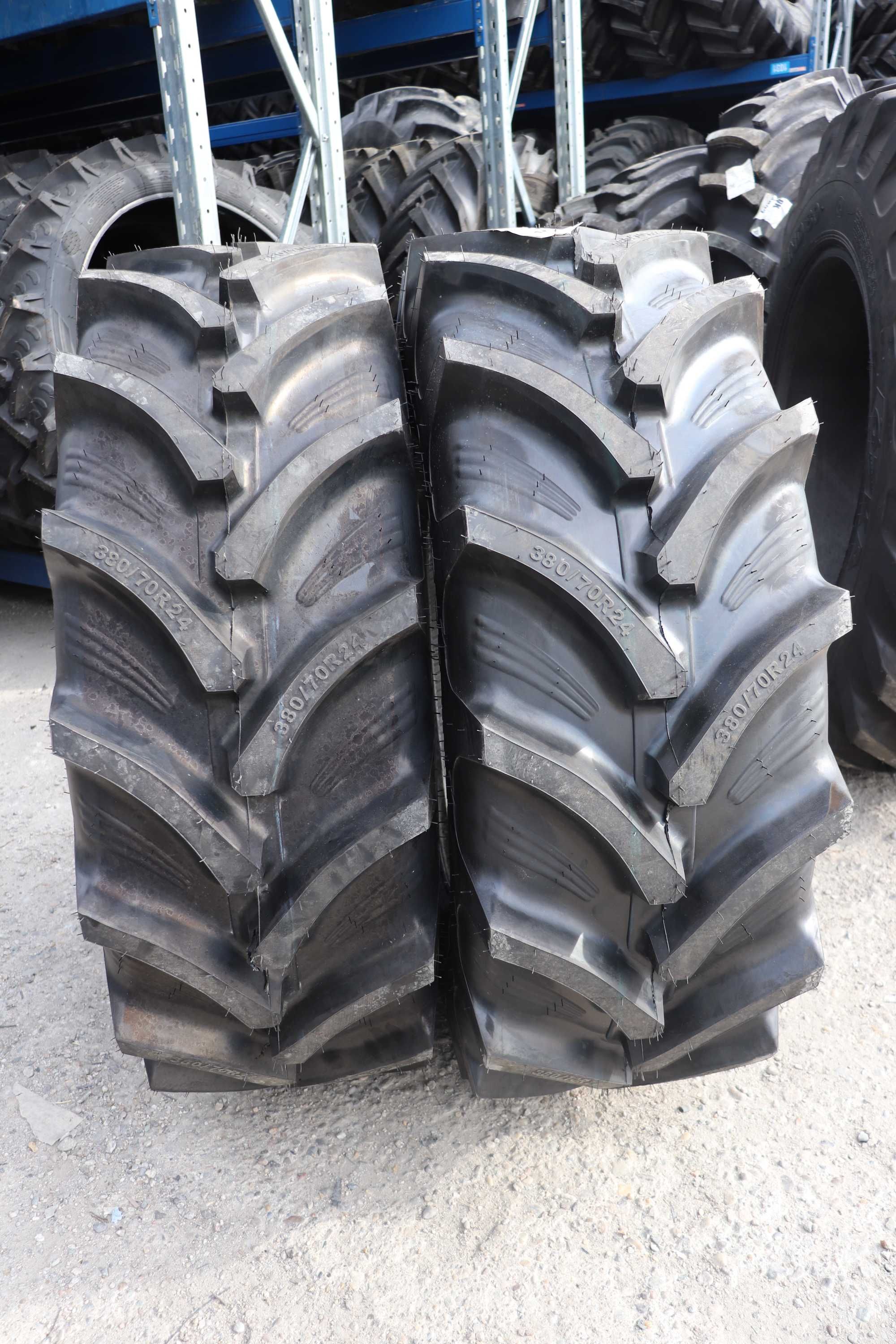 Anvelope noi 380/70R24 marca OZKA cauciucuri radiale pentru TRACTOR