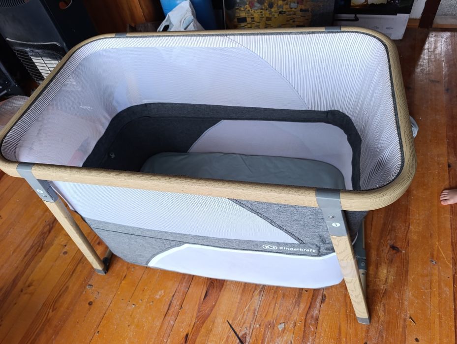 Бебешко легло Kinderkraft - дизайнерско