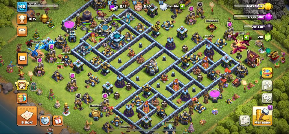 clash of clans..
