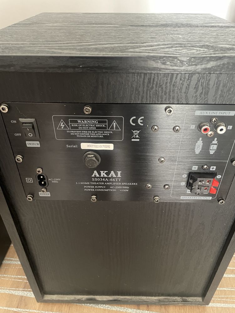 Аудио система AKAI SS034A-66TT/bluetooth/
