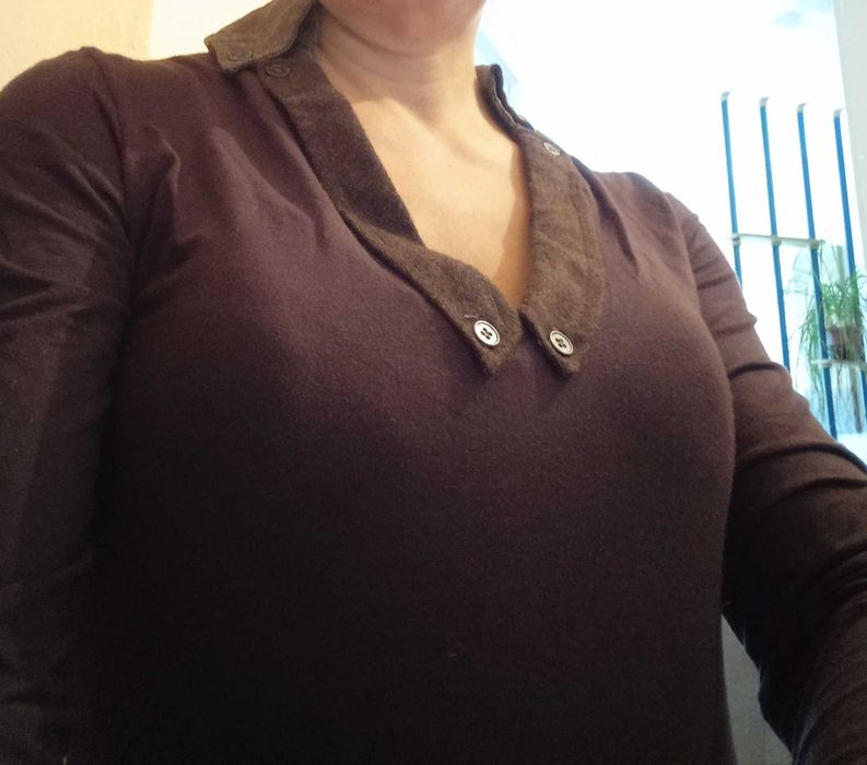 Рокля Ганг с Разкроена Пола