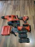 Set Hilti Nuron flex, rotopercutor și filetantă