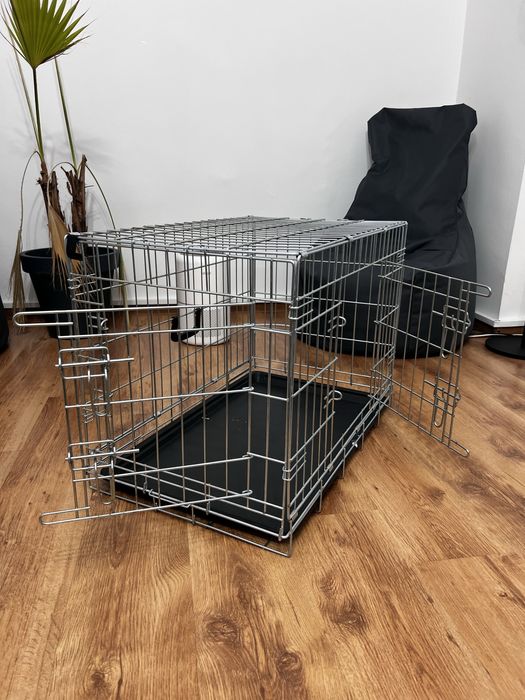 Cușcă pliabilă din metal pentru câini - PAWISE