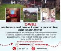 De vânzare o casă familială situat în satul Troița!