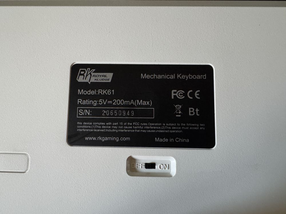 Royal Kludge RK61 клавиатура