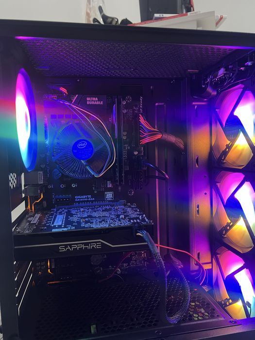 Vând pc i5 7400, rx 570