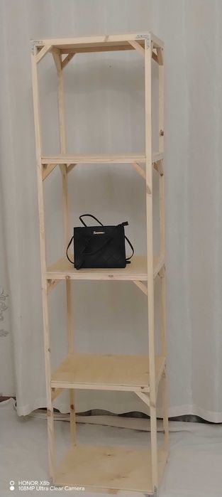 Деревянная Полка-стелаж