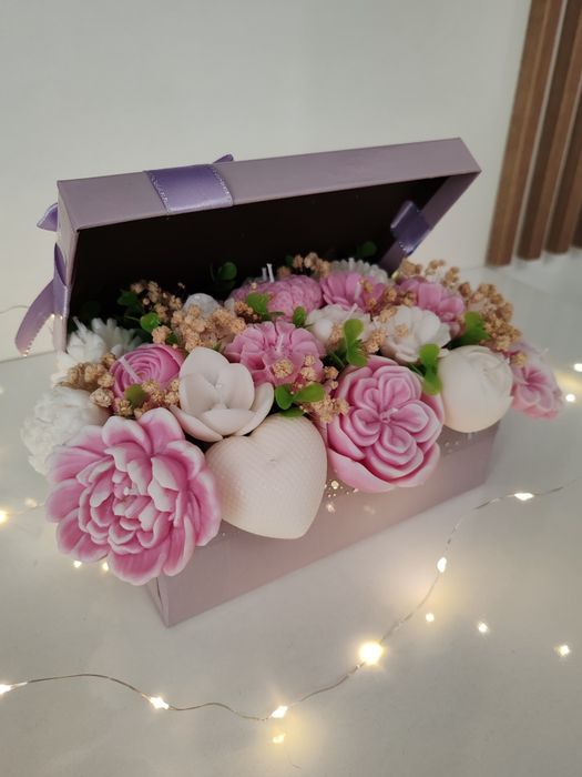 Кутия ароматни соеви свещи