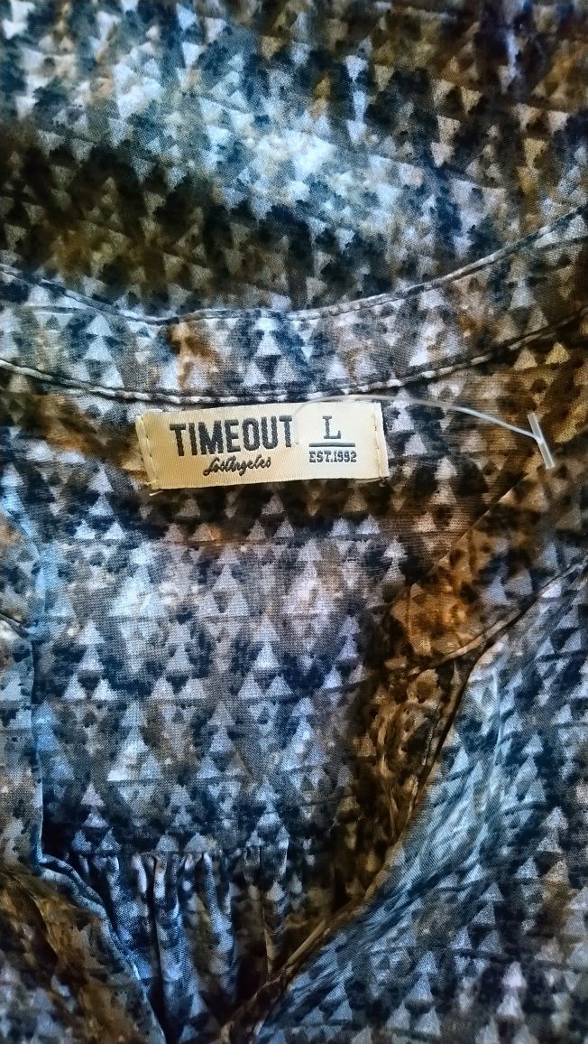 M/L Bluză Timeout vâscoză-ca nouă