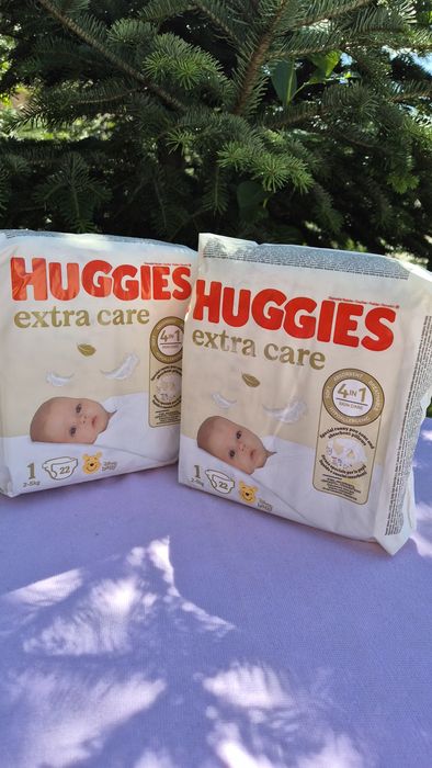Set 2 Huggies Extra Care nr.1