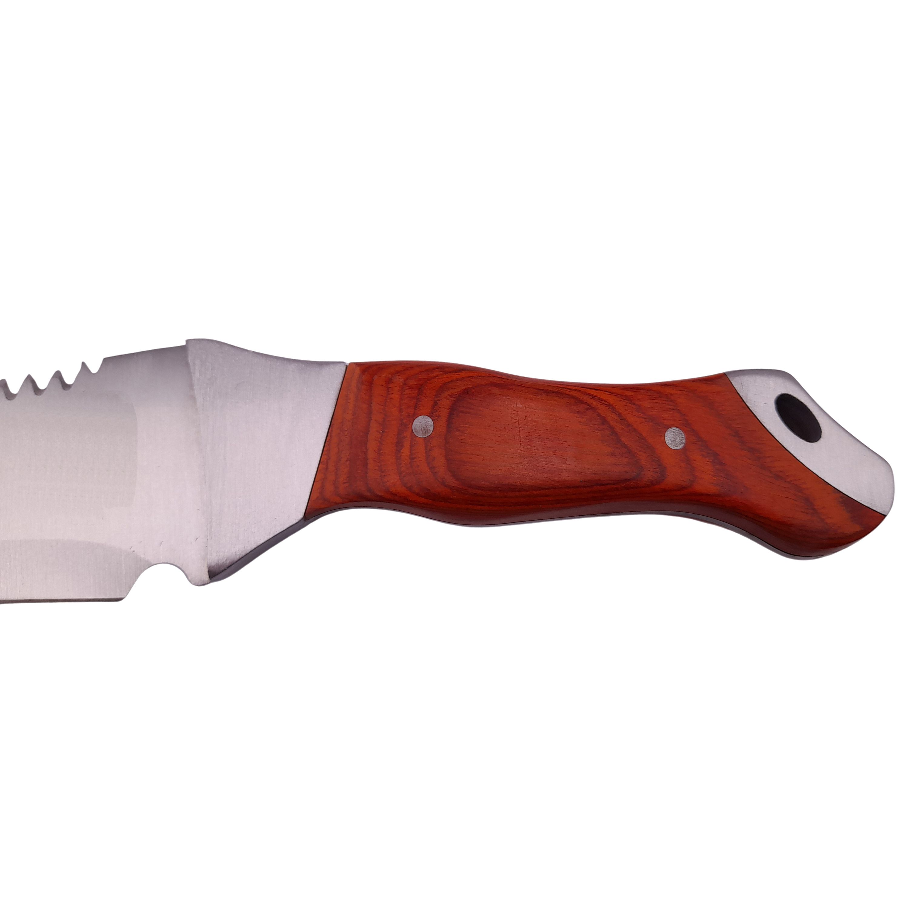 Set maceta vanatoare IdeallStore, Knife of Mind, 46 cm si nunceag lemn