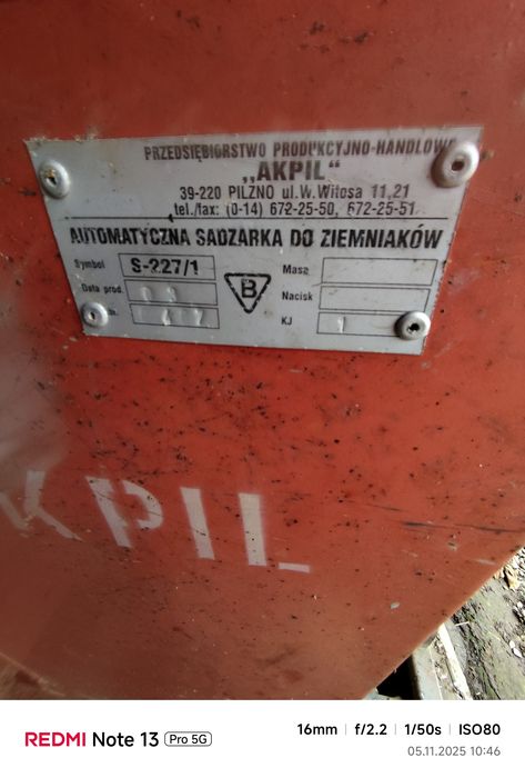 semanatoare cartofi 2 randuri poloneza